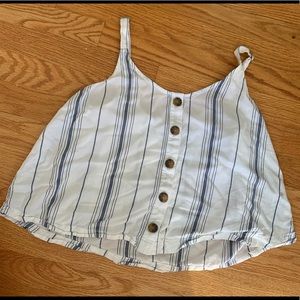 HOLLISTER STRIPED TANK TOP